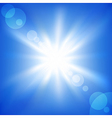 Blue sky vector image