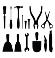 Set of tools vector image