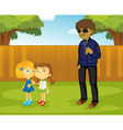 Stranger danger vector image