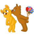 Loving bears vector image