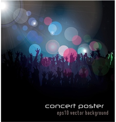 Concert poster vector image