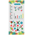 Infographics and web elements vector image