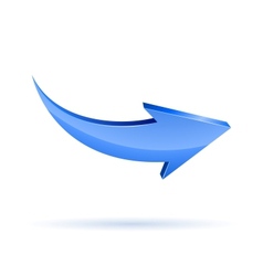 Blue Arrow vector image