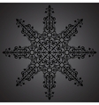 Vintage background ornament black star vector image