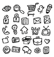 Doodle series - weboffice vector image