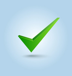 Green check mark symbol Green check mark symbol vector image