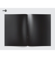 Magazine blank page template for design layout vector image