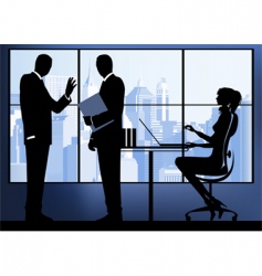 Colleagues vector image