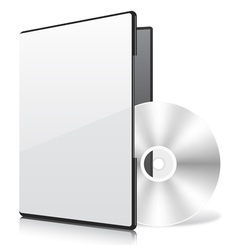 Blank Case and Disk vector image