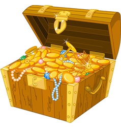 Treasure chest vector image