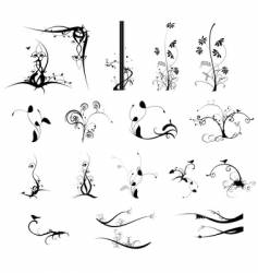 Decorative design elements vector image