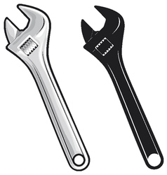 Wrench vector image