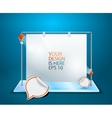 Showroom for posters vector image