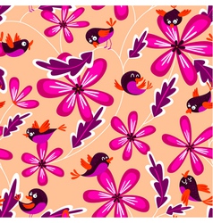 Cute birds vector image