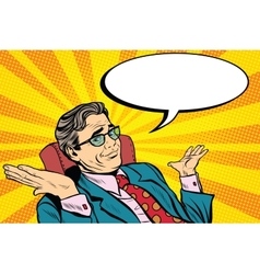 Oops sorry business man vector image