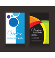 Business card vector image