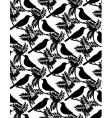 Birds seamless pattern vector image