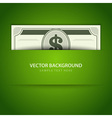 Dollars money vector image