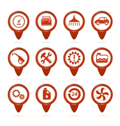 Mechanic and service pointers vector image