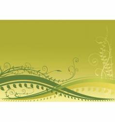 Spring floral background vector image