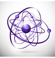 Abstract atomic background vector image