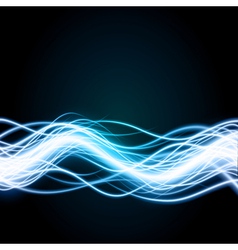 Abstract waveform background vector image