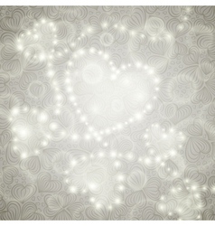 Hearts background vector image