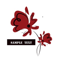 Poppy vector image