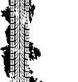 Abstract background tire prints vector image