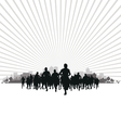 Runners vector image