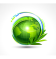 Green planet vector image