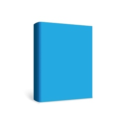 Empty white books vector image
