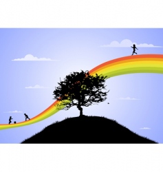 Rainbow vector image