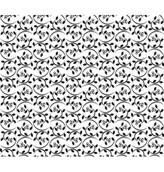 Floral seamless background vector image