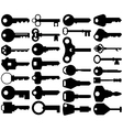 Key icons vector image