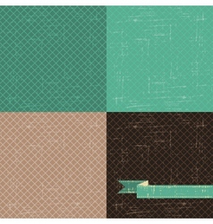 Seamless abstract retro pattern Stylish grunge vector image