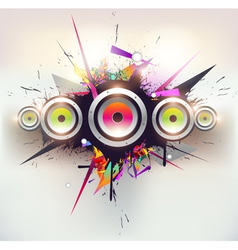 Speakers design vector image