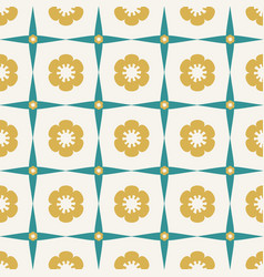 Mid century modern seamless pattern Royalty Free Vector