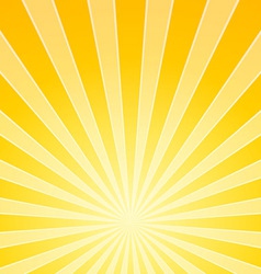Yellow Bright Light Beams vector image