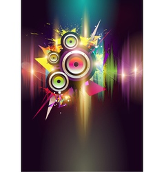Musical poster vector image