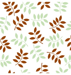 Leaf seamless background vector image