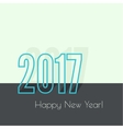 2017 Happy new year vector image