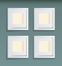Modern wood picture vector image
