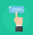 Domain name concept vector image