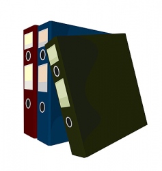 Folders vector image
