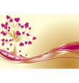 Floral background vector image