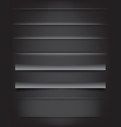Shadows and Dividers vector image