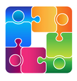 Team Connected vector image
