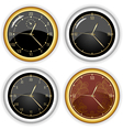 Set of clock designs vector image