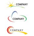 Corporate logo templates vector image